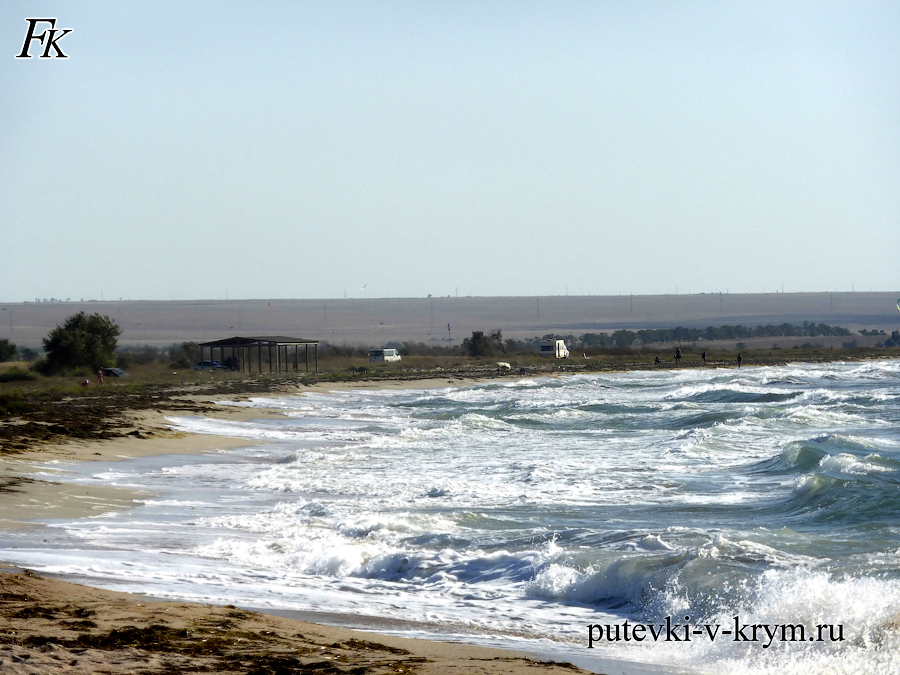 Фото дикий пляж Межводное Крым