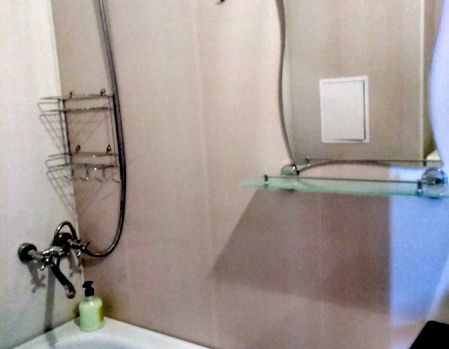 В апартаментах ванная комната