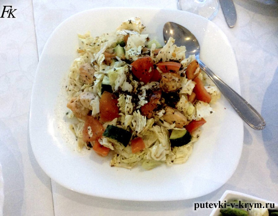 Блюда в ресторане 